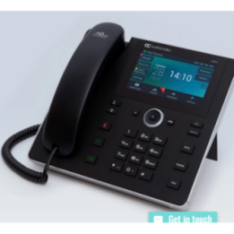 AudioCodes UC450HDEG-EXP - SfB 450HD telefono IP PoE GbE nero 2 Ethernet