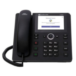 AudioCodes TEAMS-C448HD - Telefono IP PoE GbE nero