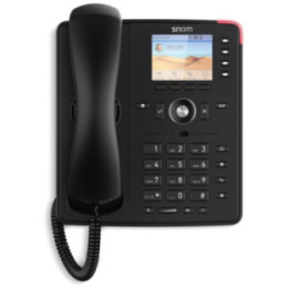 Snom 00004582 - D713 Entry-level telefono IP: 6 account SIP, Gigabit