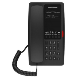 Fanvil FAN-H4-BLACK - H4 - telefono Hotel SIP - Telefono VoIP per Strutture Ricettive