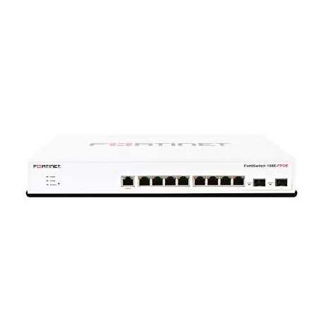Fortinet-FS-108E-POE-Layer 2 FortiGate switch controller compatible...