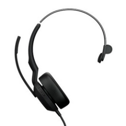 Jabra 25089-899-999 - Evolve2 50 USB-A MS mono - Cuffia Cablate con Cancellazione del Rumore