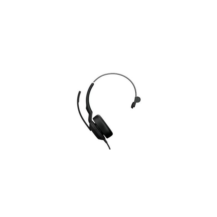 Jabra 25089-899-999 - Evolve2 50 USB-A MS mono - Cuffia Cablate con Cancellazione del Rumore
