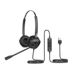Fanvil FAN-HT302-U - Cuffie USB Biaurali con Riduzione del Rumore Enc