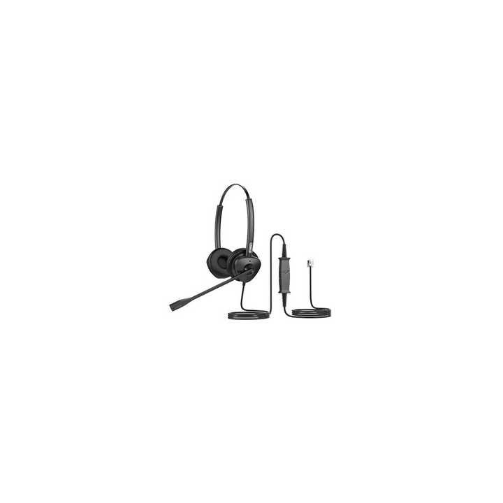 Fanvil FAN-HT302 - Cuffie Biaurali Professionali con Attacco RJ9
