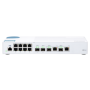 QSW-M408-2C QNAP SWITCH QSW-M408-2C, managed, 8 port 1Gbps, 2 port 10G SFP+/...