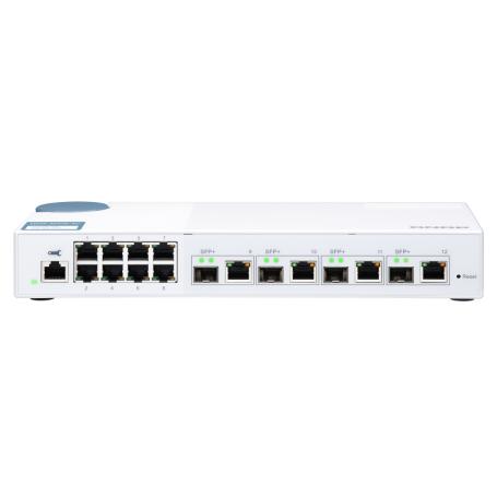 QSW-M408-4C QNAP SWITCH QSW-M408-4C, managed, 8 port 1Gbps, 4 port 10G SFP+/...