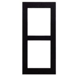 2N 9155022B - Verso Cover Nera per 2 moduli - per montaggio a superficie