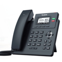 Yealink SIP-T31P - Telefono IP con 2 porte, 2 account SIP, alimentazione PoE