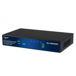 ALLNET ALL-SG8205PD - Switch non gestito Gigabit a 5 porte, 2x Gigabit PoE