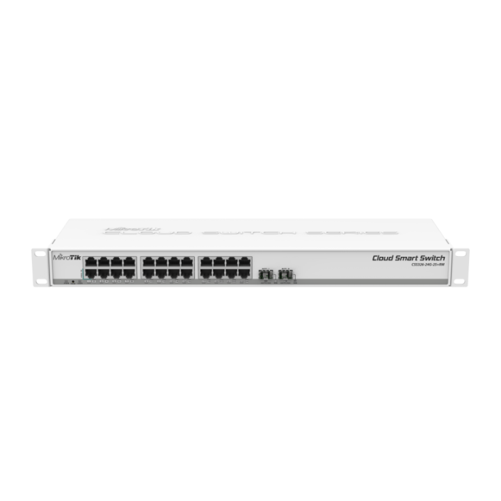 MikroTik CSS326-24G-2S+RM - Switch Gigabit 24 Porte con SwOS