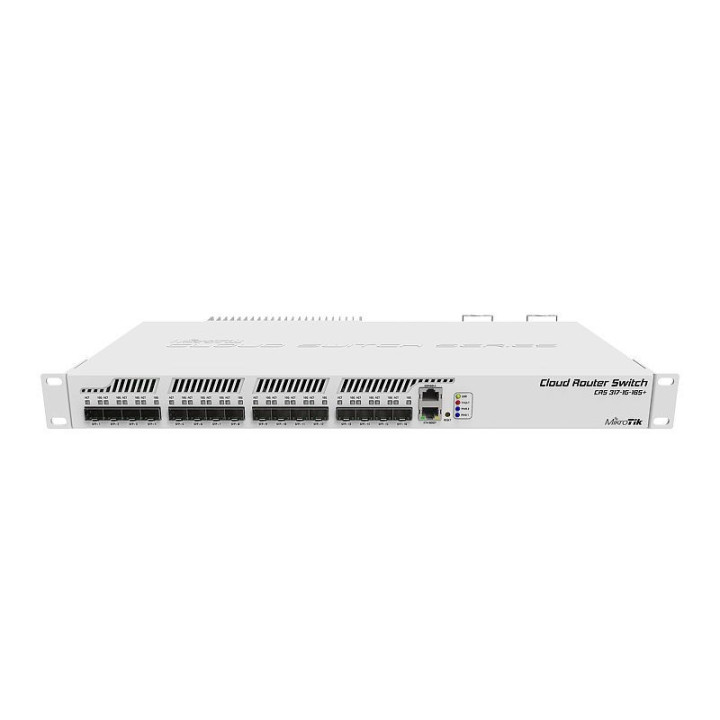 MikroTik CRS317-1G-16S+RM - Cloud Router Switch 317-1G-16S+RM con 800MHz CPU, 1GB