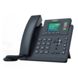 Yealink SIP-T33P - Telefono IP con 2 porte, 4 account SIP, alimentazione PoE