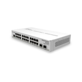 MikroTik CRS326-24G-2S+IN - Switch 10G SFP+ cages, 512 MB of RAM, 24 Gigabit Ethernet